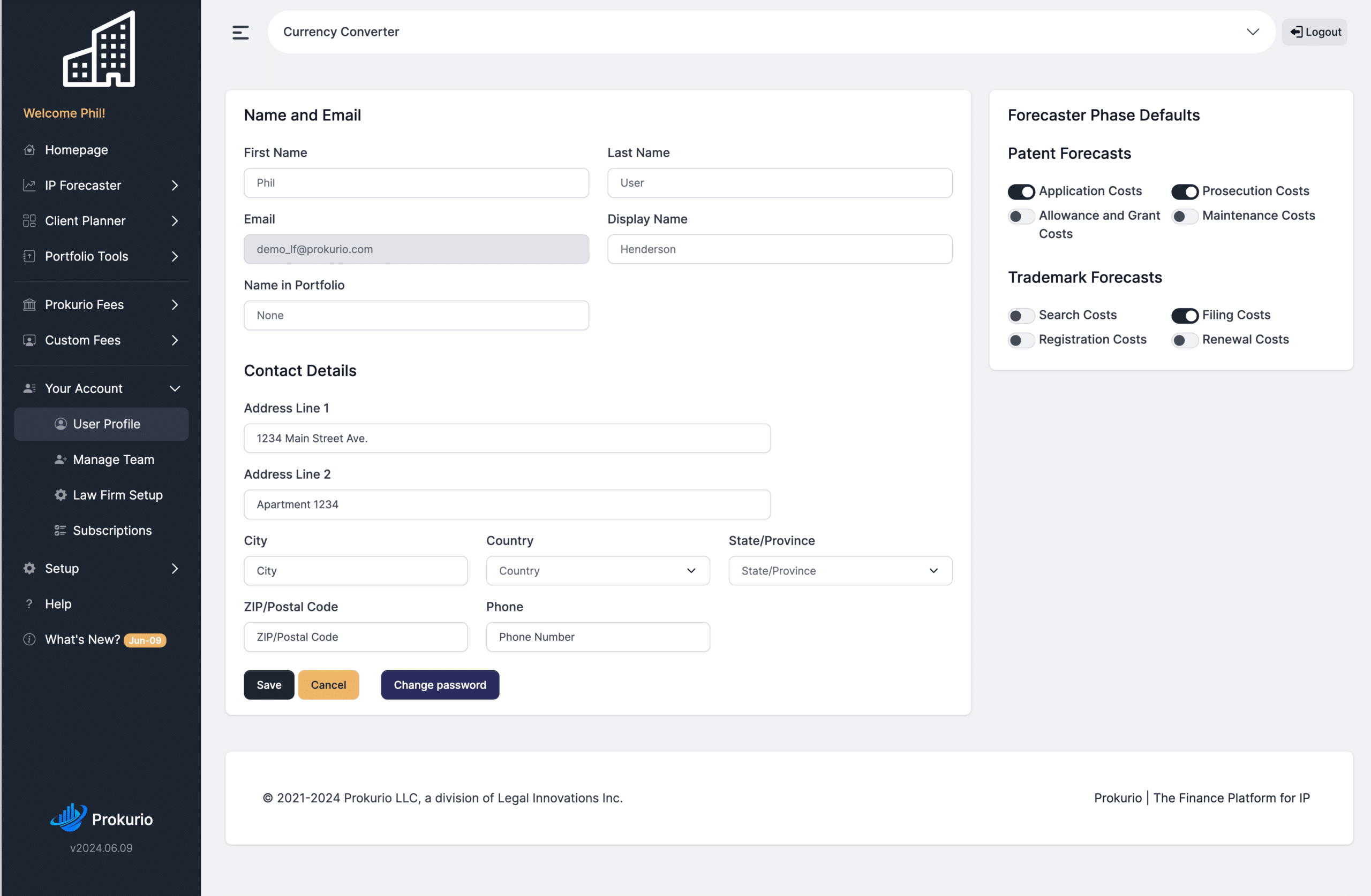 ip estimator phase setup